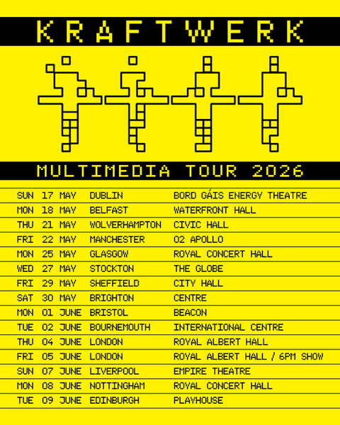 Kraftwerk announce first UK tour since 2017