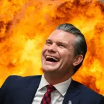 US defence secretary Pete Hegseth is being an absolute crayon again